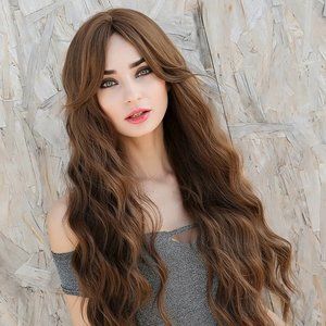 Natural Long Curly Wig